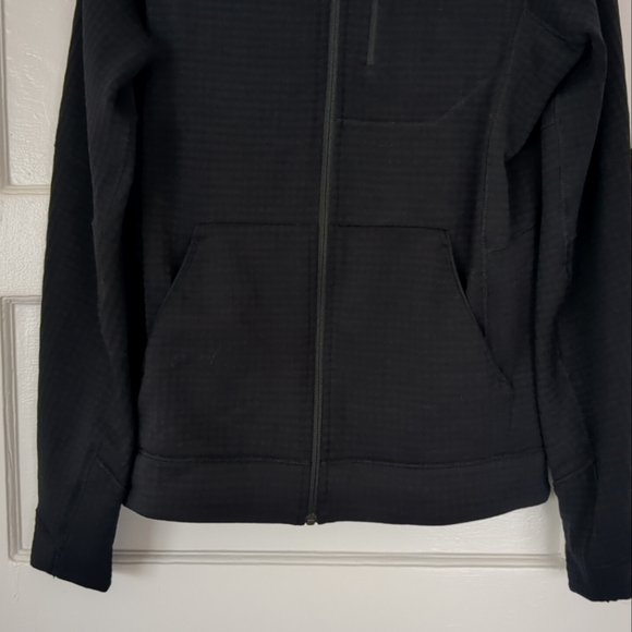 Patagonia R1 Regulator Grid Fleece Hoodie Full Zip Small Black - Picture 3 of 9